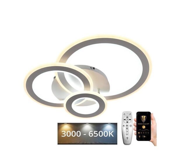 LED Dimmelhető felületre szerelhető csillár LED/90W/230V 3000