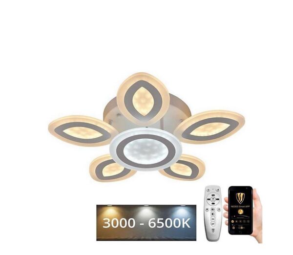 LED Dimmelhető felületre szerelhető csillár  LED/95W/230V 3000