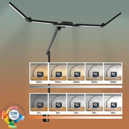 LED Dimmelhető flexibilis asztali lámpa LED/24W/230V 3000