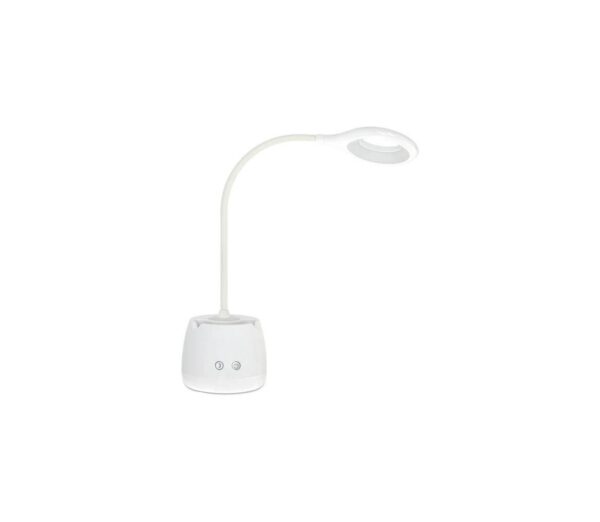 LED Dimmelhető flexibilis újratölthető asztali lámpa LUSIA LED/5W/5V 3000/4000K 1200 mAh fehér