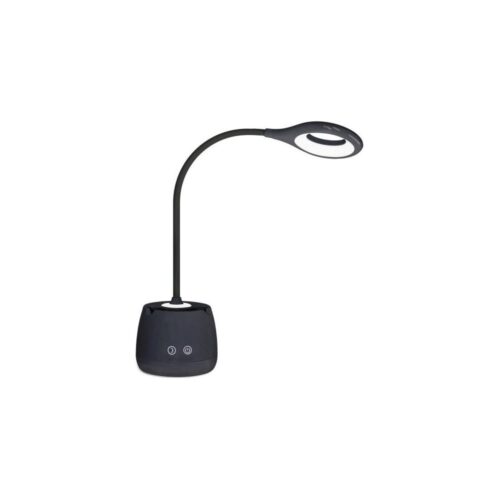 LED Dimmelhető flexibilis újratölthető asztali lámpa LUSIA LED/5W/5V 3000/4000K 1200 mAh fekete