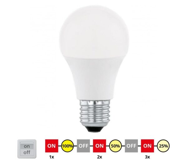 Eglo LED Dimmelhető izzó A60 E27/10W/230V 3000K