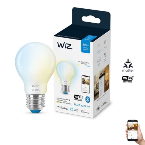 WiZ LED Dimmelhető izzó A60 E27/7W/230V 2700