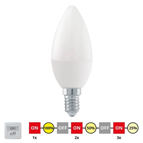 Eglo LED Dimmelhető izzó C37 E14/6W/230V 3000K