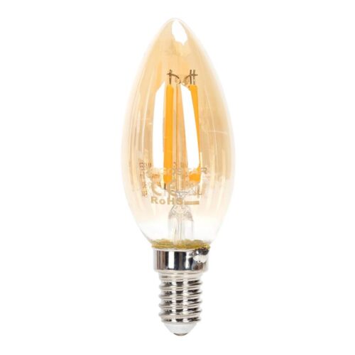 B.V. LED Dimmelhető izzó FILAMENT C35 E14/4W/230V 2200K