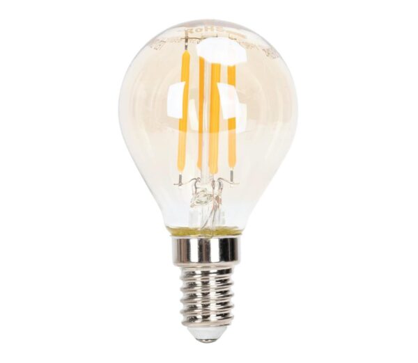 B.V. LED Dimmelhető izzó FILAMENT G45 E14/4W/230V 2200K