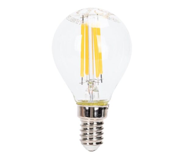 B.V. LED Dimmelhető izzó FILAMENT G45 E14/4W/230V 2700K