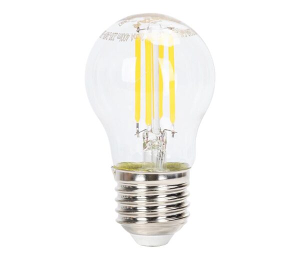 B.V. LED Dimmelhető izzó FILAMENT G45 E27/4W/230V 6500K