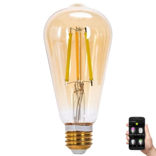 B.V. LED Dimmelhető izzó FILAMENT MESH ST64 E27/6W/230V 2700