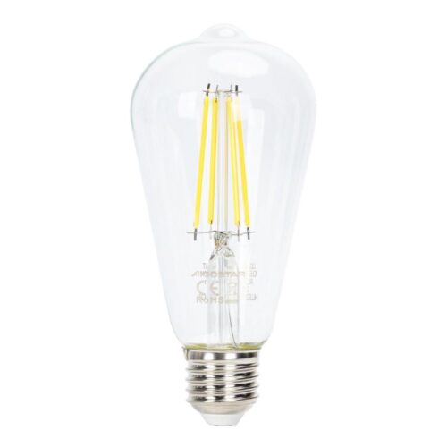 B.V. LED Dimmelhető izzó FILAMENT ST64 E27/6W/230V 6500K