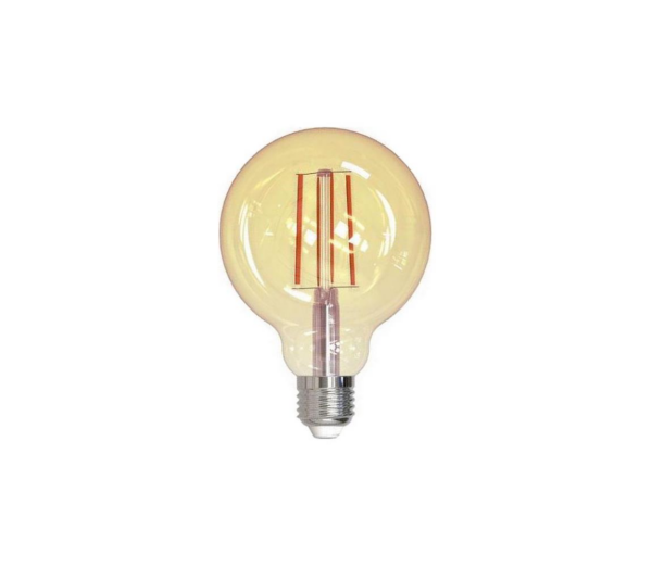 LED Dimmelhető izzó FILAMENT VINTAGE G95 E27/12W/230V 2000K