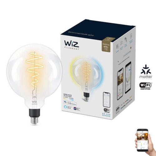 WiZ LED Dimmelhető izzó G200 E27/6