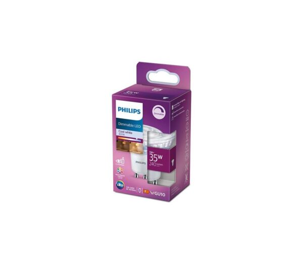 Philips LED Dimmelhető izzó Philips GU10/3W/230V 4000K CRI 90