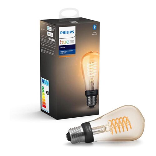 Philips LED Dimmelhető izzó Philips Hue WHITE FILAMENT ST64 E27/7W/230V 2100K