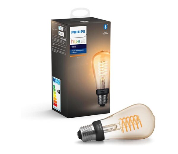 Philips LED Dimmelhető izzó Philips Hue WHITE FILAMENT ST64 E27/7W/230V 2100K