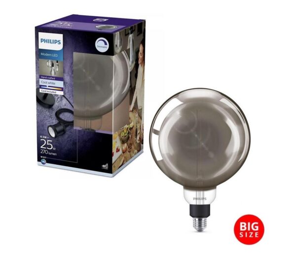 Philips LED Dimmelhető izzó SMOKY VINTAGE Philips E27/6