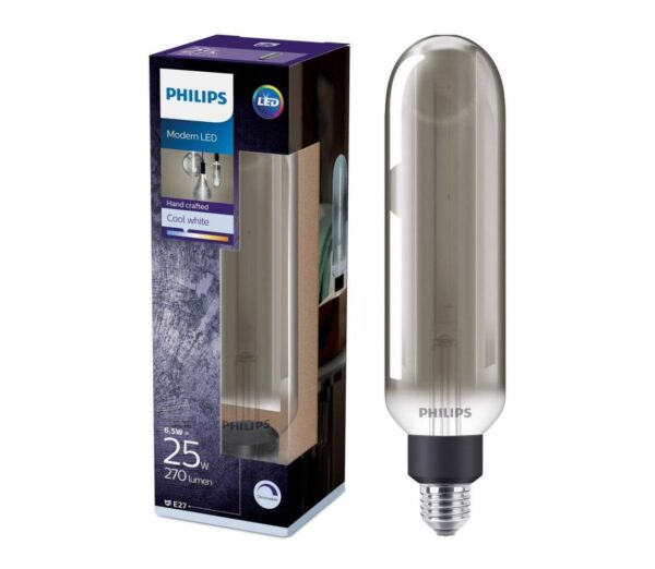 Philips LED Dimmelhető izzó SMOKY VINTAGE Philips T65 E27/6