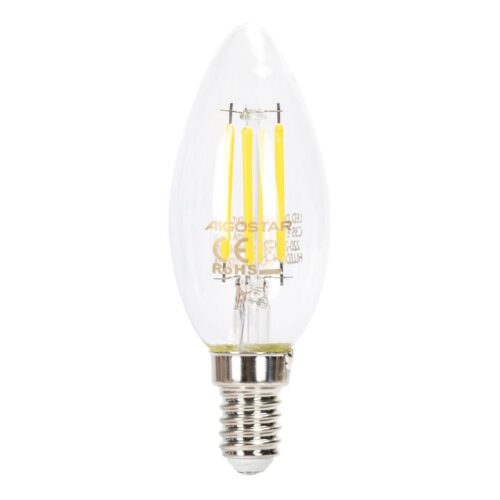 B.V. LED Dimmelhető izzó VINTAGE C35 E14/4W/230V 6500K