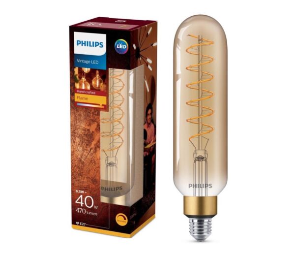 Philips LED Dimmelhető izzó VINTAGE Philips T65 E27/6