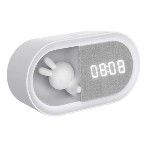 LED Dimmelhető kislámpa ébresztőórával BUNNY LED/1