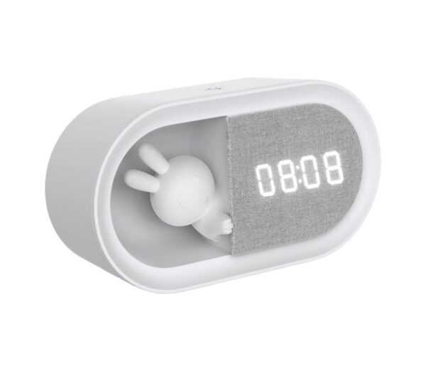 LED Dimmelhető kislámpa ébresztőórával BUNNY LED/1
