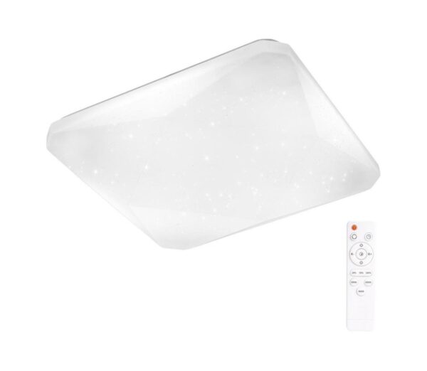 LED Dimmelhető mennyezeti lámpa KASTOR távirányítóval LED/72W/230V