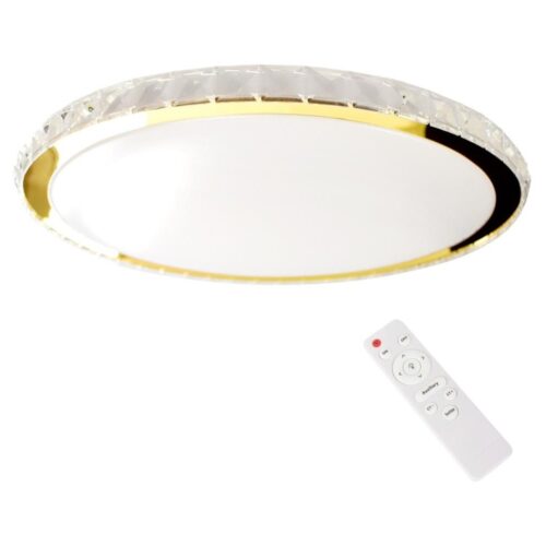 LED Dimmelhető mennyezeti lámpa LAYLA LED/50W/230V 3000/4000/6000K arany + távirányító