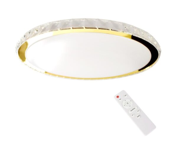 LED Dimmelhető mennyezeti lámpa LAYLA LED/50W/230V 3000/4000/6000K arany + távirányító