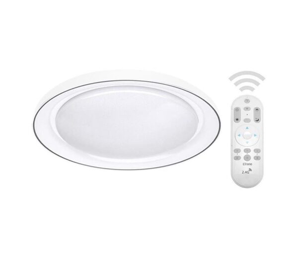 LED Dimmelhető mennyezeti lámpa OPAL LED/24W/230V + távirányító
