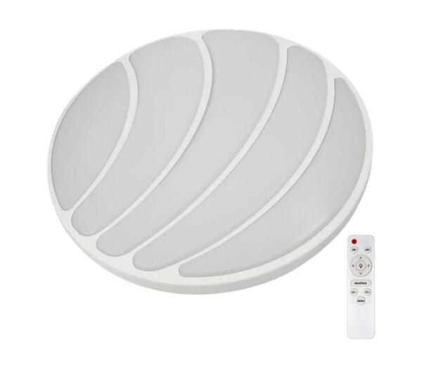 LED Dimmelhető mennyezeti lámpa SHELL WHITE LED/40W/230V + távirányító