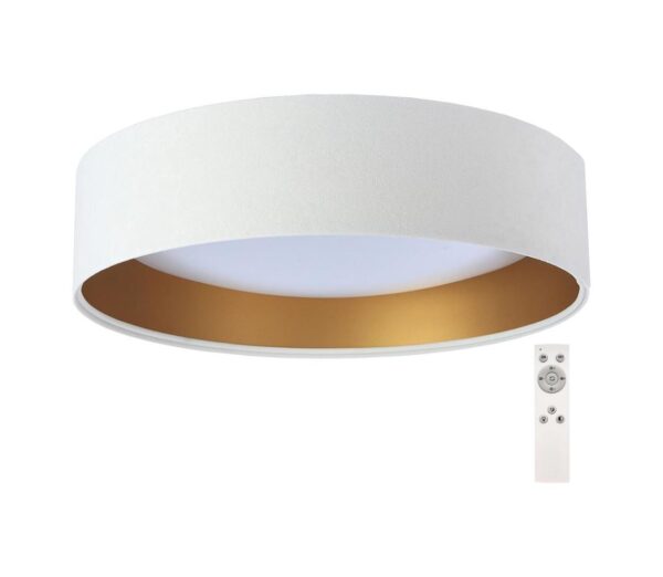 LED Dimmelhető mennyezeti lámpa SMART GALAXY LED/24W/230V fehér/arany + távirányító
