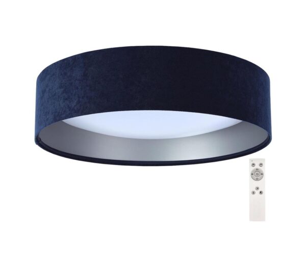 LED Dimmelhető mennyezeti lámpa SMART GALAXY LED/24W/230V kék/ezüst + távirányító