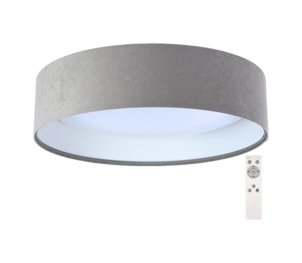 LED Dimmelhető mennyezeti lámpa SMART GALAXY LED/24W/230V szürke/fehér + távirányító