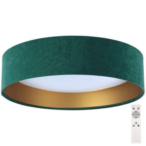 LED Dimmelhető mennyezeti lámpa SMART GALAXY LED/24W/230V zöld/arany + távirányító