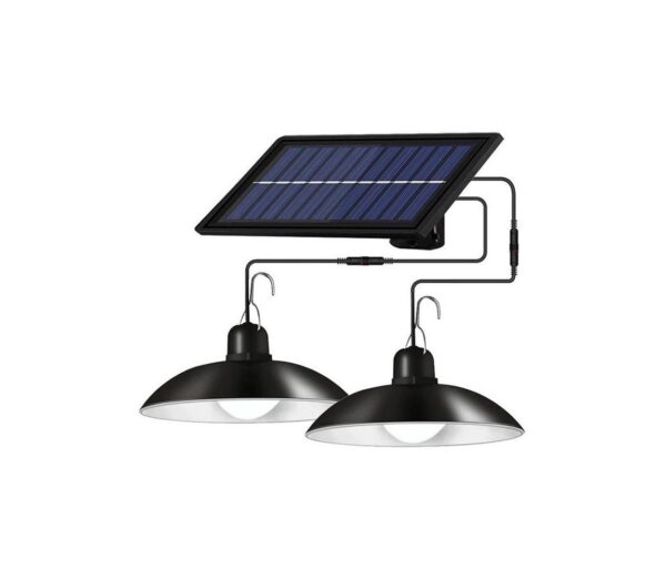 LED Dimmelhető napelemes csillár zsinóron 2xLED/1