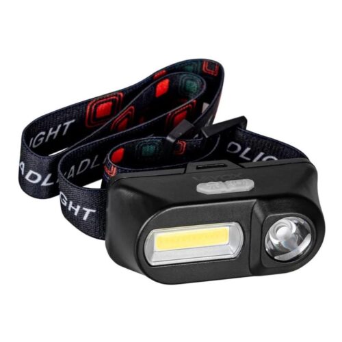 Vayox LED Dimmelhető újratölthető fejlámpa 2xLED/5V IP44 210 fényes 2000 mAh