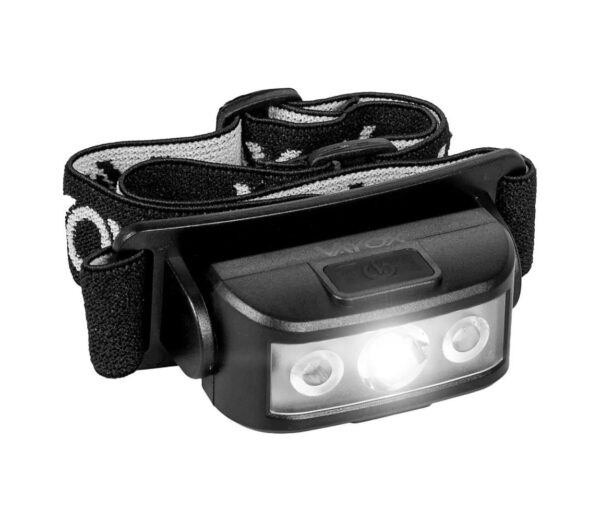 Vayox LED Dimmelhető újratölthető fejlámpa 3xLED/5V IPX4 100 fényes 1200 mAh
