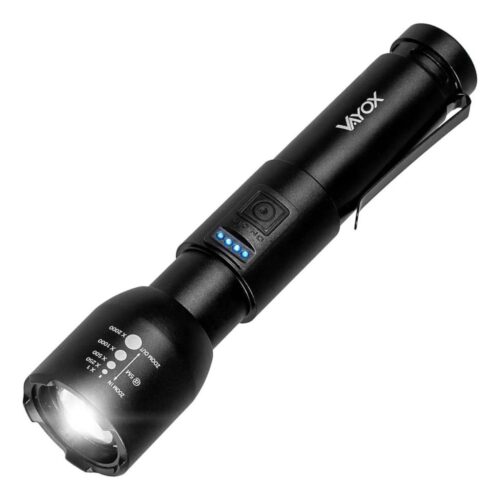 Vayox LED Dimmelhető újratölthető zseblámpa LED/20W/5V IPX4 800 fényes 2000 mAh