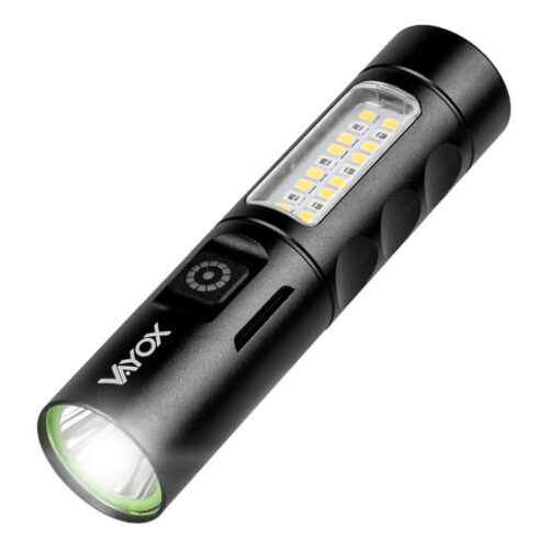 Vayox LED Dimmelhető újratölthető zseblámpa LED/5W/5V IPX4 250 fényes 2000 mAh