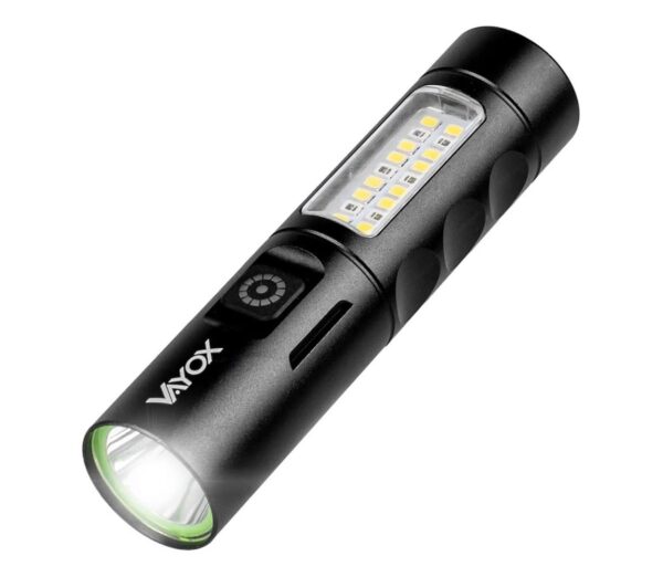 Vayox LED Dimmelhető újratölthető zseblámpa LED/5W/5V IPX4 250 fényes 2000 mAh