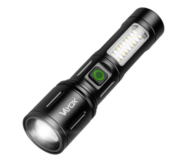 Vayox LED Dimmelhető újratölthető zseblámpa LED/5W/5V IPX4 260 fényes 2000 mAh