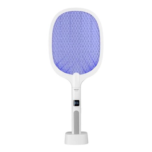 Vayox LED Elektromos rovarcsapda 2in1 LCD kijelzővel 1200 mAh/5V fehér