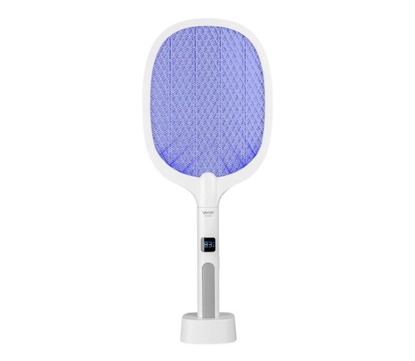 Vayox LED Elektromos rovarcsapda 2in1 LCD kijelzővel 1200 mAh/5V fehér