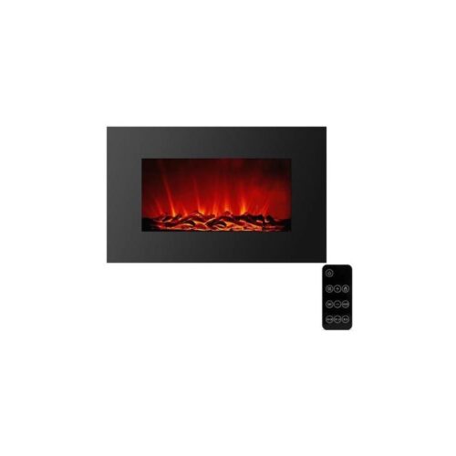 LED Fali elektromos kandalló fűtéssel LED/2000W/230V 56x88 cm