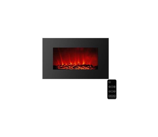LED Fali elektromos kandalló fűtéssel LED/2000W/230V 56x88 cm