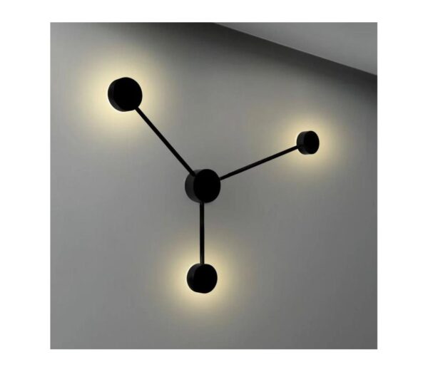 LED fali lámpa JOY 3xGX53/6W/230V fekete