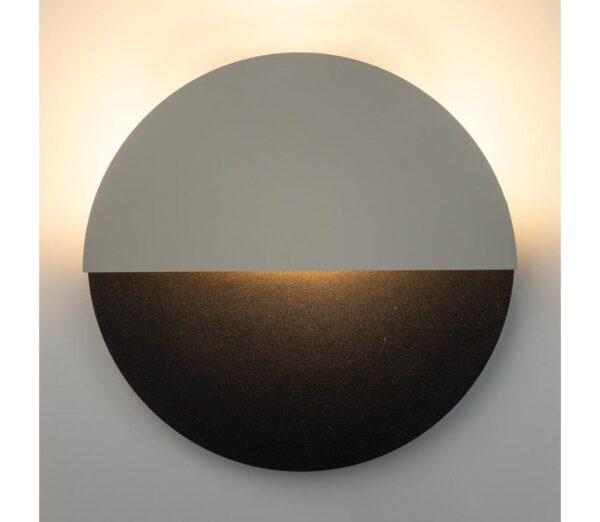 LED fali lámpa LUNA LED/7W/230V átm. 36 cm fekete/bézs