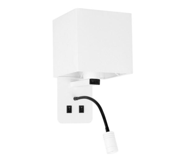 LED Fali lámpa MAGNUM 1xE27/40W/230V + LED/3W fehér