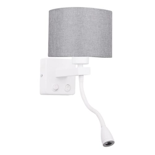 LED Fali lámpa POLO 1xE27/40W+LED/2W 230V fehér