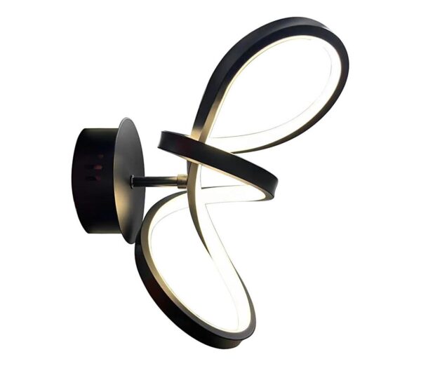 LED Fali lámpa TESORO LED/15W/230V fekete